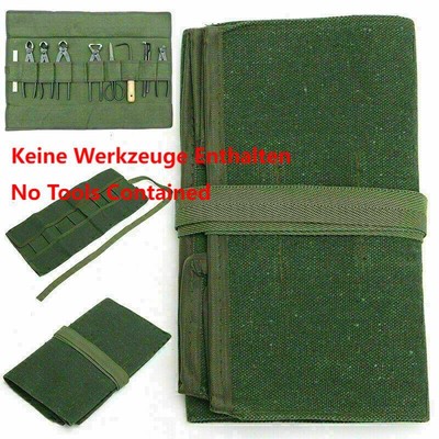 Grüne Werkzeugrolle Werkzeugtasche Rolltasche Werkzeugmappe Werkzeugrolltasche #
