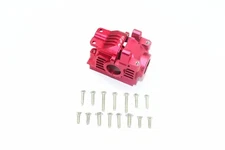 GPM Red Aluminum Rear Gearbox for Traxxas 4x4 Slash Rustler Stampede XO-1