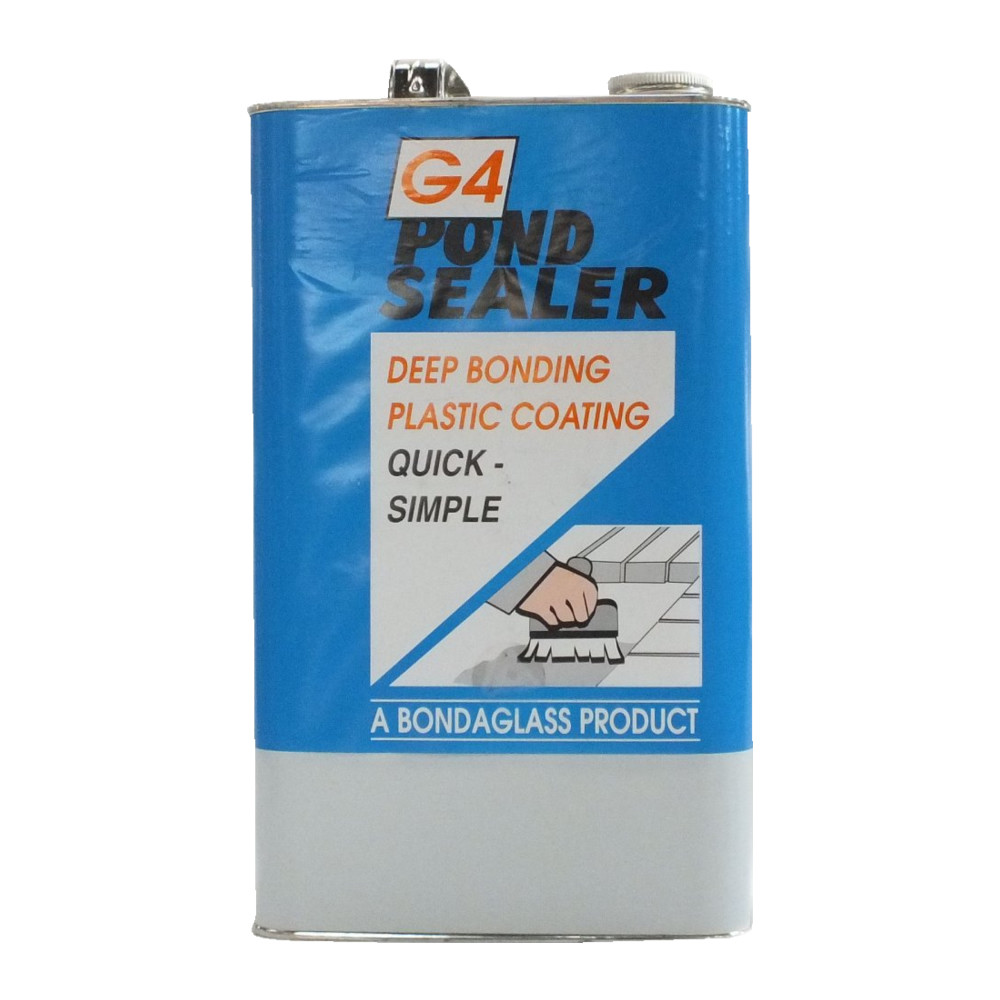 Bonda G4 Black Pond Sealer Waterproof Seal Concrete/Plaster/Brick/Wood/GRP - 5kg