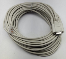 50' Serial DB9 Female to RJ45 CAT5 Ethernet Cable adapter