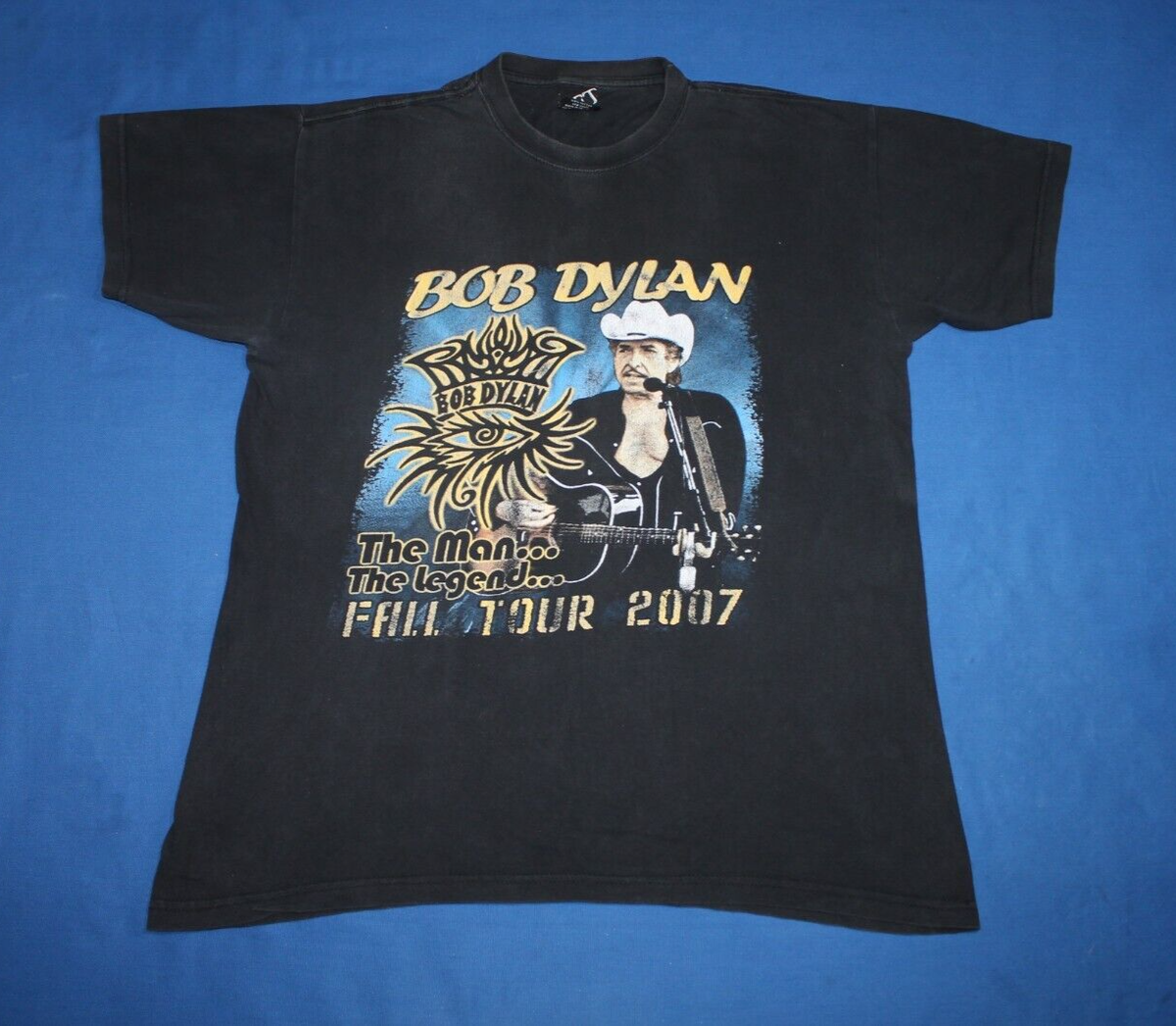 Y2K Bob Dylan Shirt Fall USA Tour 2007 Folk Blues Men's Tee Extra