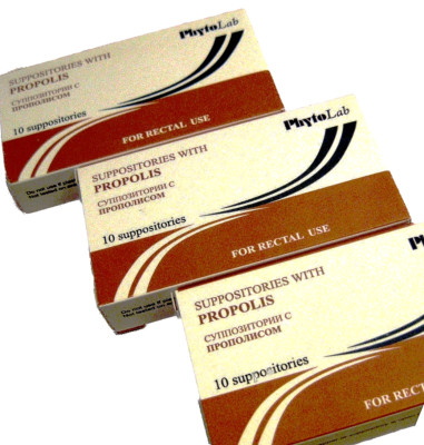Suppositories with Propolis 30 pcs Exp 10.2026