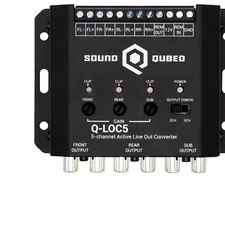 Compact High to Low Signal Converter - 5-Channel for Car Audio Amplification