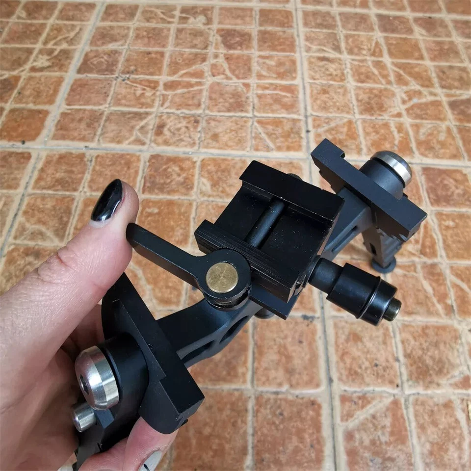 360Degrees Swivel Rifle Bipod 7.5-9'' Adjustable Height Folding Design Picatinny - Image 2 of 4