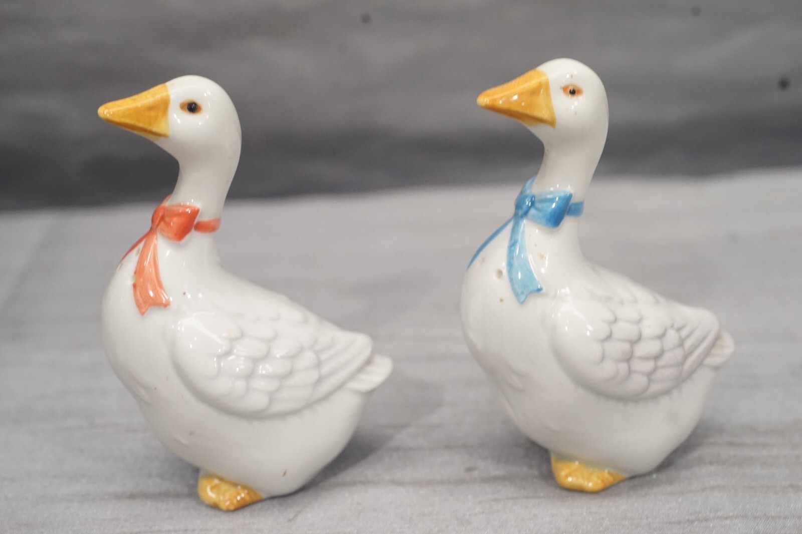 Salt & Pepper Shakers Vintage Ceramic Geese eBay