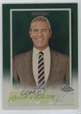 2020 Topps Allen & Ginter Chrome Green Refractor 75/99 Andy Cohen #242 3hd