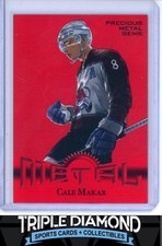 2022-23 Metal Universe Cale Makar Precious Metal Gems PMG Red #072/100 AB449