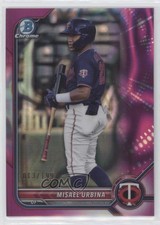 2022 Bowman Chrome Prospects Fuchsia Lava Refractor 13/199 Misael Urbina 5h0