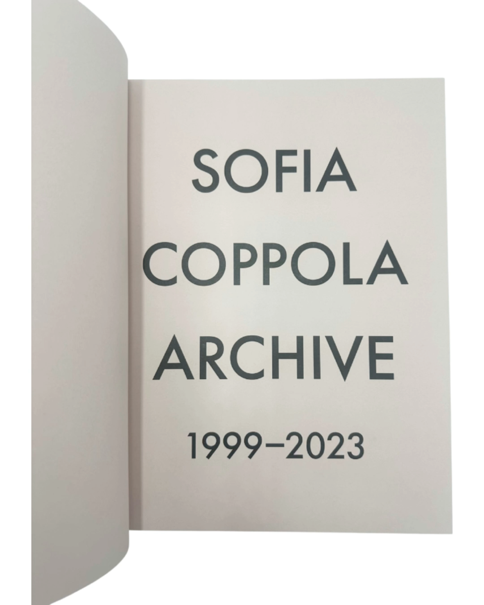Signed Sofia Coppola Archive 1999-2023 Book Special Edition | eBay