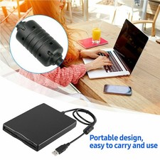 USB 2.0 3.5 inch Portable External Floppy Disk Drive 1.44Mb Reader FDD PC Laptop