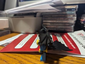Lego Batman Minifigure DC Rare NIGHTWING Figure With Cape 70922