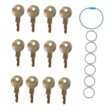 12-Pack Golf Cart Ignition Key Replacement for EZ-GO 1982-Up Gas and Electric