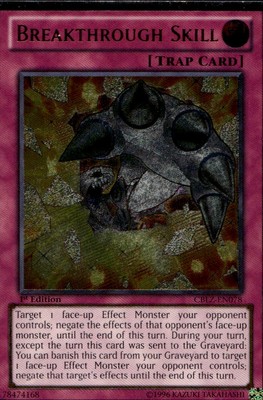 Breakthrough Skill 1st Ed US Print Ultimate CBLZ-DE078 Yu-Gi-Oh!