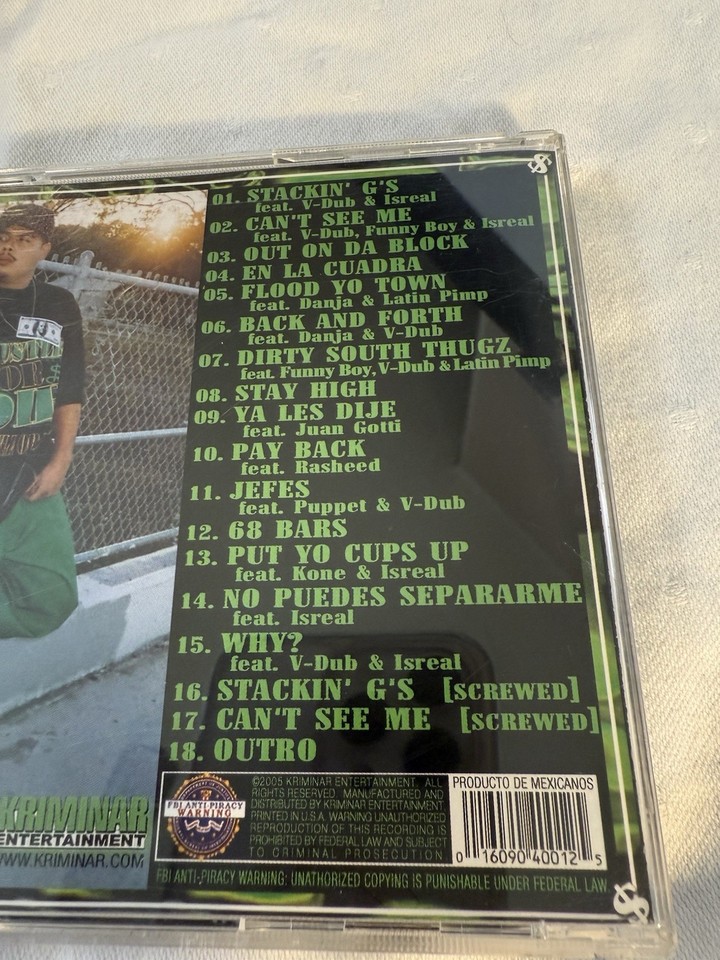 San Antonio Latino Rap CD JES LATINO Latin Street Boys SIGNED | eBay