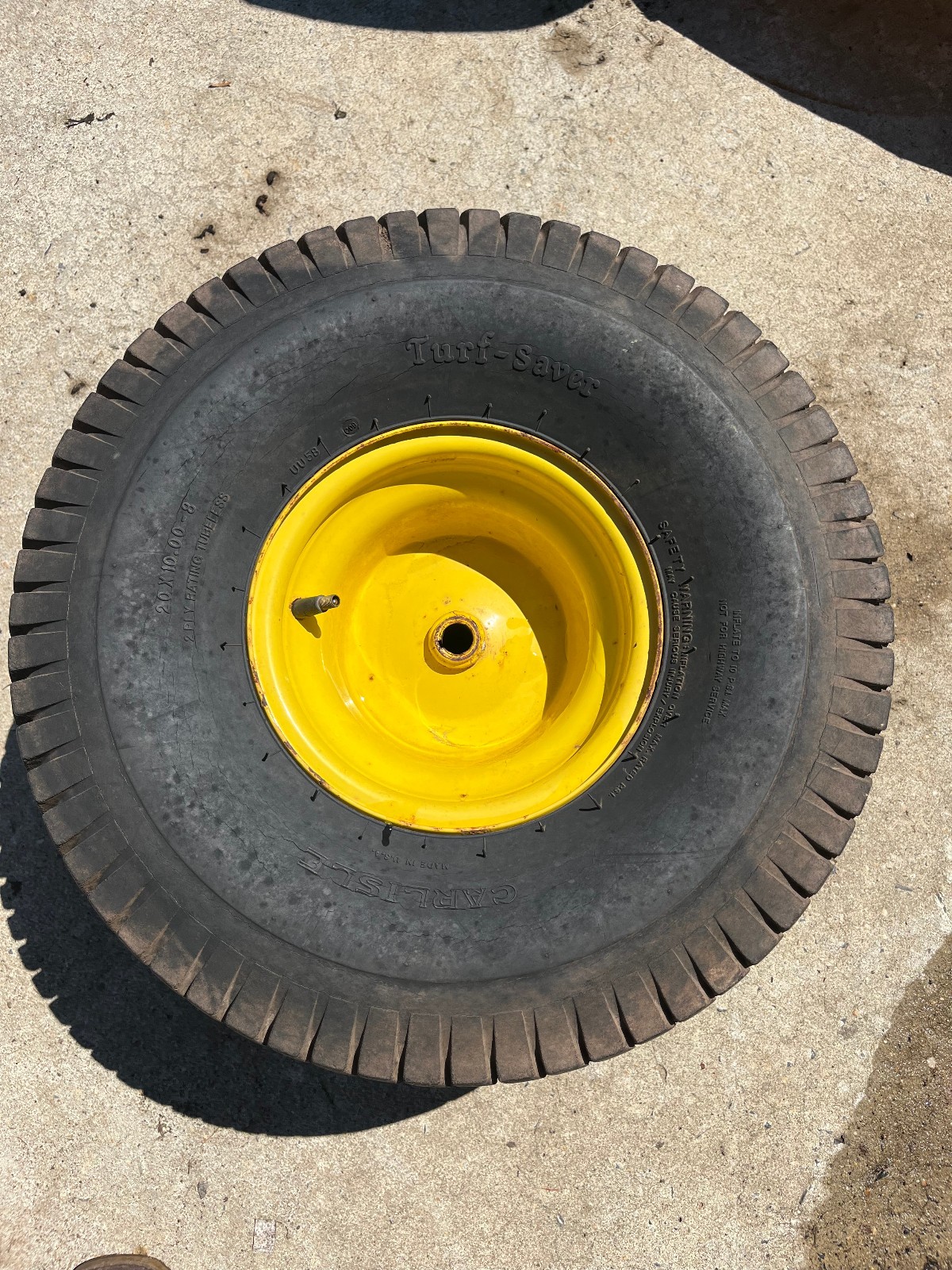 John Deere 20x10.00-8 Rear Wheel Rim & Tire GX10364 GY20637 LA145 & Others