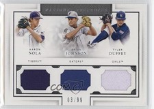 2016 Panini National Treasures Collegiate 3/99 Aaron Nola Tyler Duffey #20 r9d