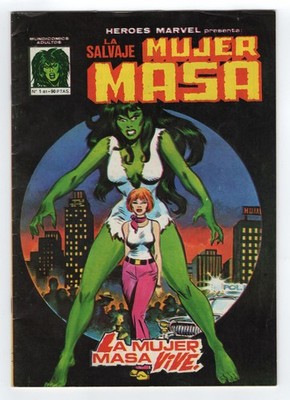 1980 MARVEL SAVAGE SHE-HULK #1 & #2 1ST APP OF SHE HULK RARE KEY GRAIL SPAIN