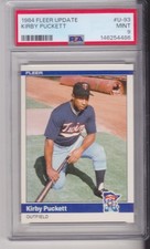A REAL BEAUTY 1984 Fleer Update Kirby Puckett U-93 PSA 9 Rookie Minnesota Twins