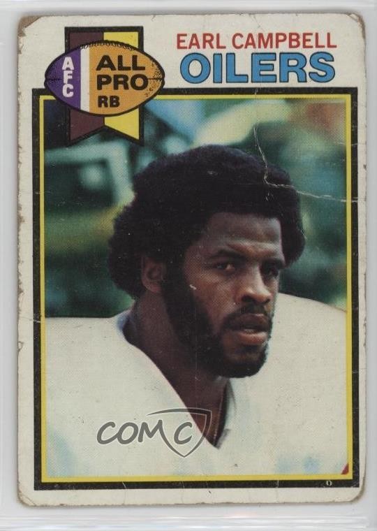 1979 Topps Earl Campbell #390 Rookie RC HOF