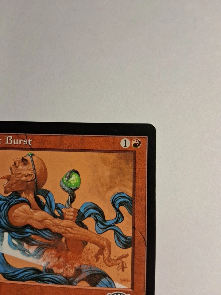 Sonic Burst - Magic the Gathering MTG Exodus- LP- Autographed - Image 4 of 4