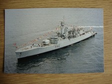HMS Torquay - Whitby Class Frigate - Undated Real Photo - Excellent Condition