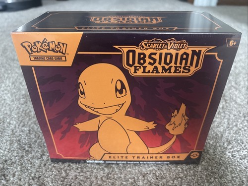 Brand New! Pokémon: Scarlet & Violet 3: Obsidian Flames Elite Trainer Box ETB-A