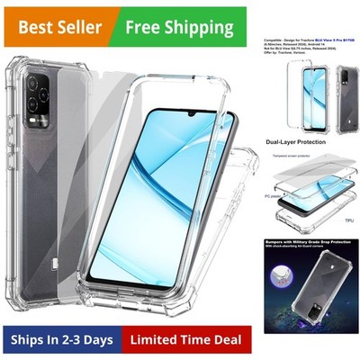 for BLU View 5 Pro Case, with Screen Protector, Dual Layer Protection, Shockp...