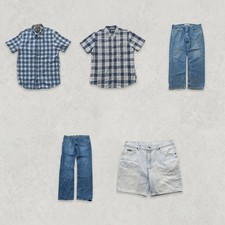 Lee Mens 5 Piece Outfit Bundle Size L Jeans + Shirts