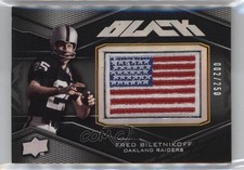 2009 Upper Deck Black 2/250 Fred Biletnikoff #64 HOF 0qo1