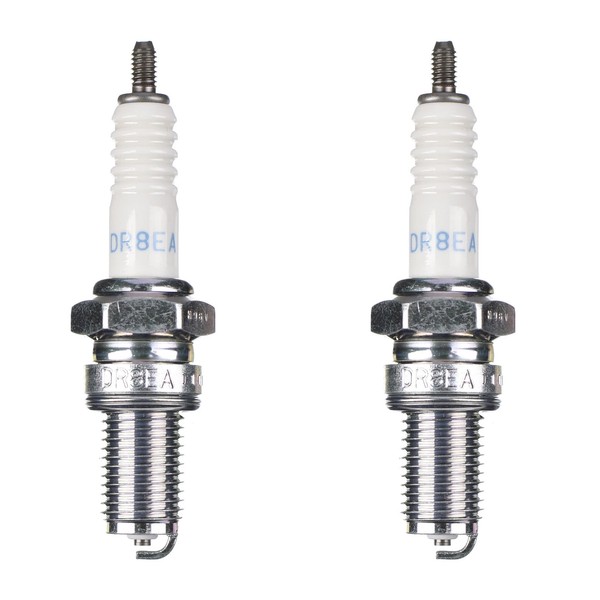 NGK ZüNdkerze DR8EA 7162 2Er Set (FüR: Yamaha TW 125 (80 Km/H) DE012 99-01 )-image