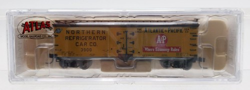 Coche frigorífico Atlas 41425 escala N Atlantic & Pacific 40' Woodside #3900 nuevo en caja | Condition: New