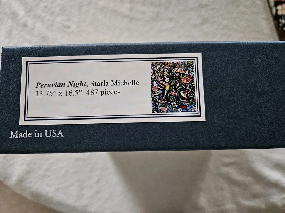 Liberty Wooden Jigsaw Puzzle ~Peruvian Nights~ 487 Pcs. Complete. Excel. Cond. - Image 3 of 3