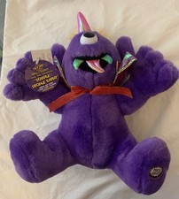Vintage Dan Dee Purple People Eater Plush Singing Vibrating Monster with Tags