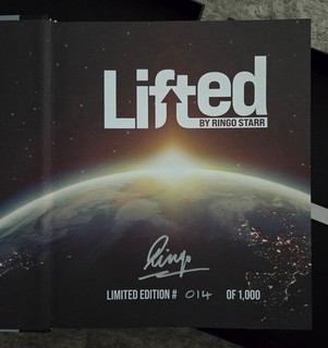 Beatles GREAT 2022 RINGO STARR LIMITED SIGNED BOOK 'LIFTED' MINT! LOW NUMBER 14!