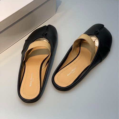 Scarpe da ballo Maison Margiela Tabi con fascia elastica nere taglia 36 US6 dal Giappone - Foto 6 di 6