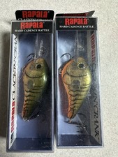 Two Rapala Clackin Crank CNC-610 In Green Craw Color!