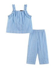Andy  Evan 2Pc Stripe Top  Pant Set