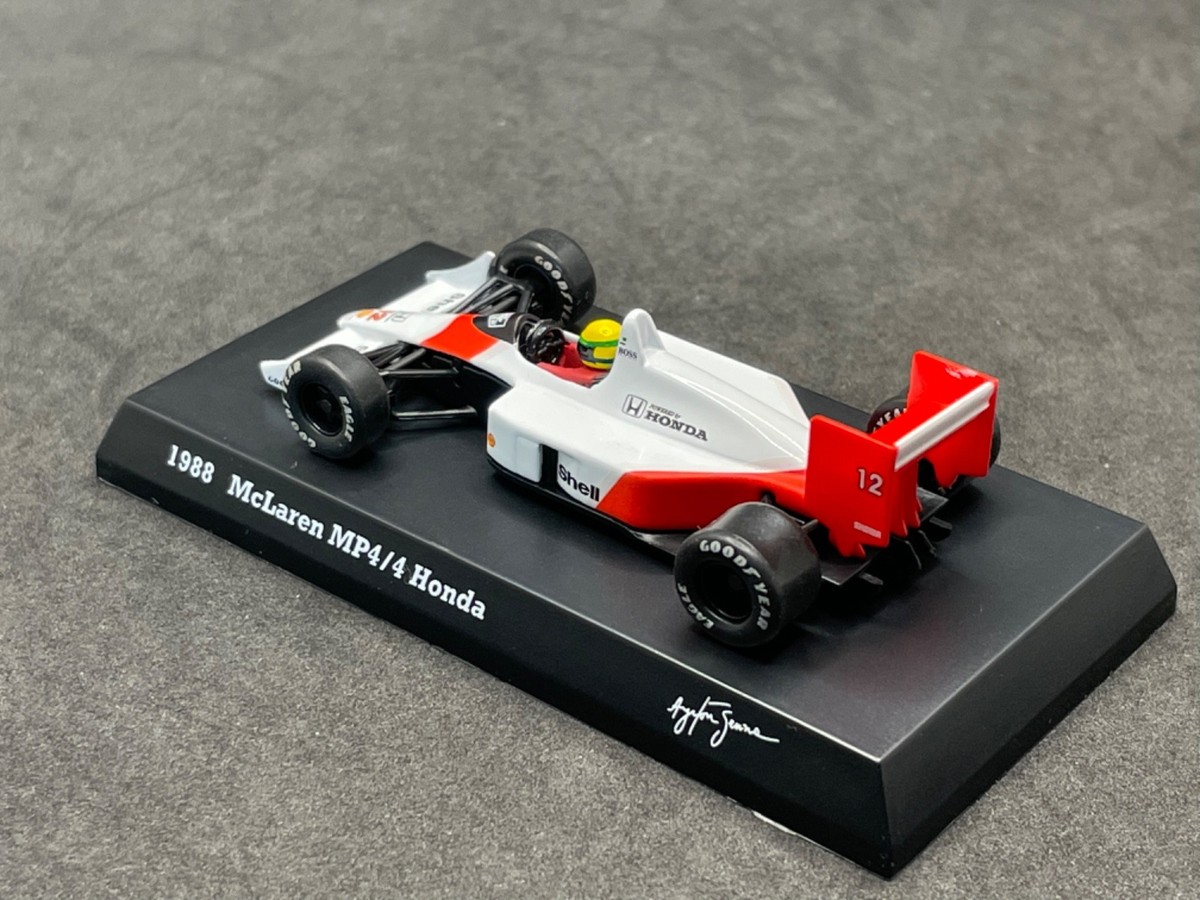 Kyosho 1/64 Ayrton senna collection McLaren MP4/4 Honda 1988