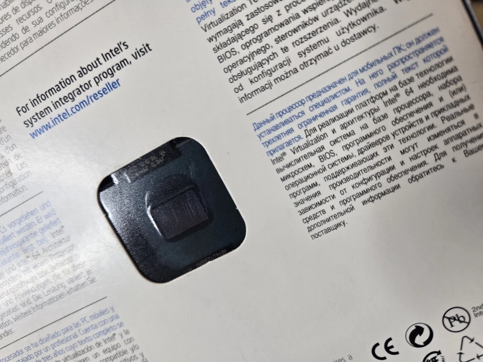 SEALED Intel Core 2 Duo Mobile T9600 SLG9F 2.8GHz 1066 MHz 6M Laptop Processor - Image 4 of 4