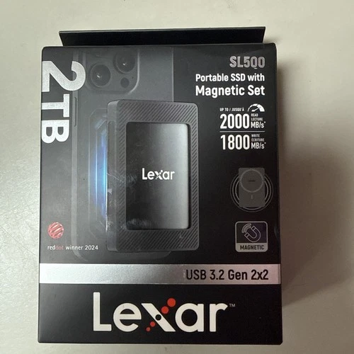 Lexar SL500 2TB PORTABLE SSD WITH MAGNETIC SET SEALED