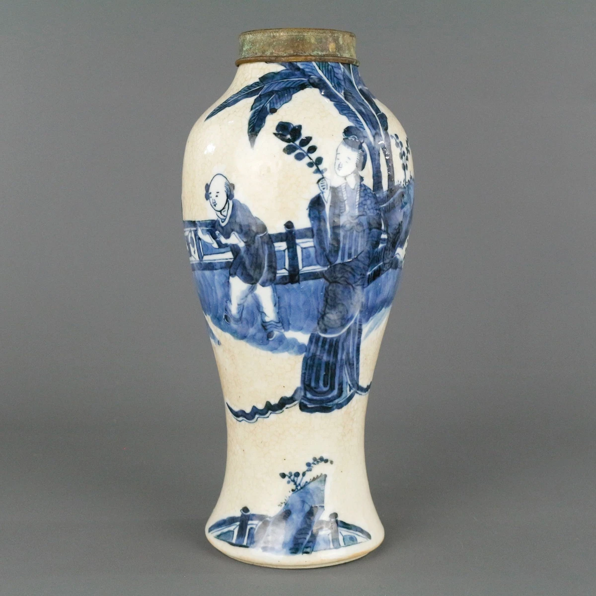 陶瓷蓝色1850-1899 中国古董花瓶| eBay