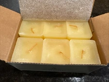 NEW PartyLite Holiday Spices Square Votive Candle K0239 Retired Pack of 6