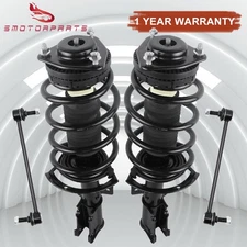 4PCS Front Struts w/ Coil Spring Sway Bar for 07-14 Chrysler 200 Sebring Avenger