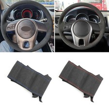 Wildleder Handn&auml;hen Lenkrad Leder Abdeckung F&uuml;r Kia Forte Soul Rio 2009 -2011