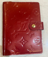 LOUIS VUITTON Monogram Vernis Agenda PM Tagesplaner H&uuml;lle Rot aus Japan