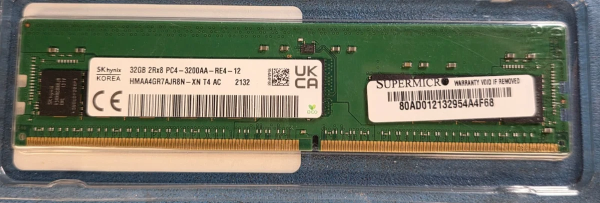 Hynix Computer RAM 32 GB Total Capacity 288 Pins for sale | eBay