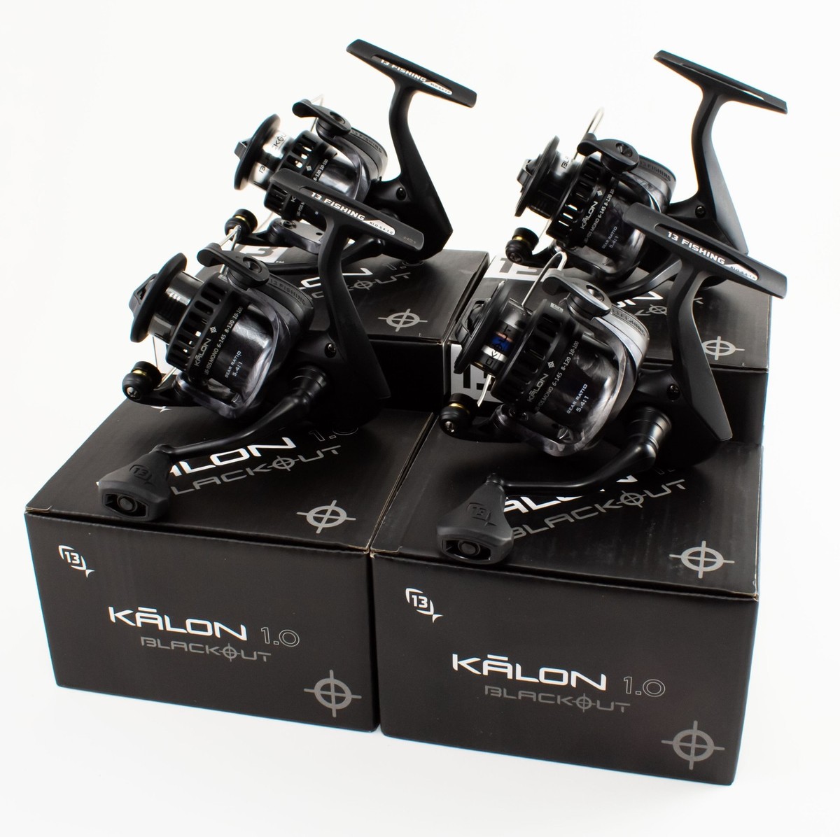 LOT OF 4) 13 FISHING KALON BLACKOUT 1.0 KLO-5.4-1.0 5.4:1 SPINNING REEL | eBay LOT OF 4) 13 FISHING KALON BLACKOUT 1.0 KLO-5.4-1.0 5.4:1 SPINNING REEL | eBay