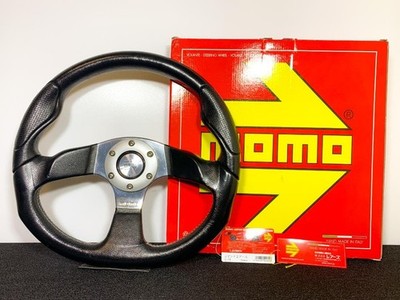 Momo COMMAND R2 Command Leather Steering Genuine 35cm Good Product