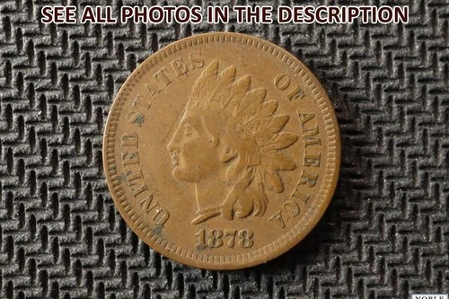 NobleSpirit (TM) Semi-Key 1878 Indian Head Cent VF Very Fine