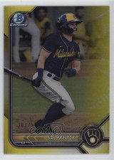 2022 Bowman Chrome Prospects Yellow Refractor 36/75 Sal Frelick #BCP-149 9hx